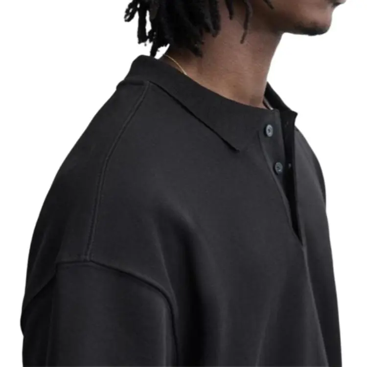 ZARA Polo Shirts Men Black-6