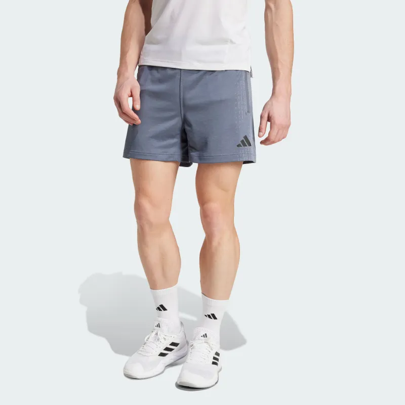 Adidas AirchillClimacool Sports Shorts Men's Asphalt Gray/Light Silver-1
