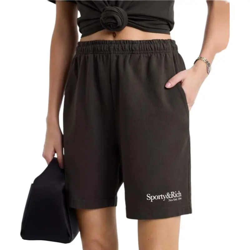 SPORTY & RICH Cotton Shorts-1