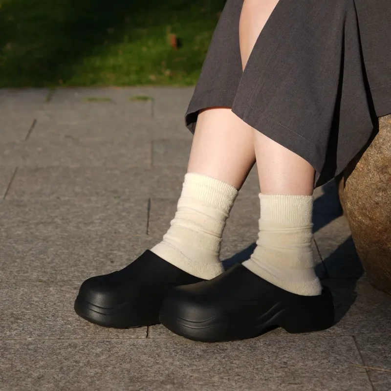 SHANLINLIANG EVA Abrasion Resistant Wrap toe Slippers Women's-14