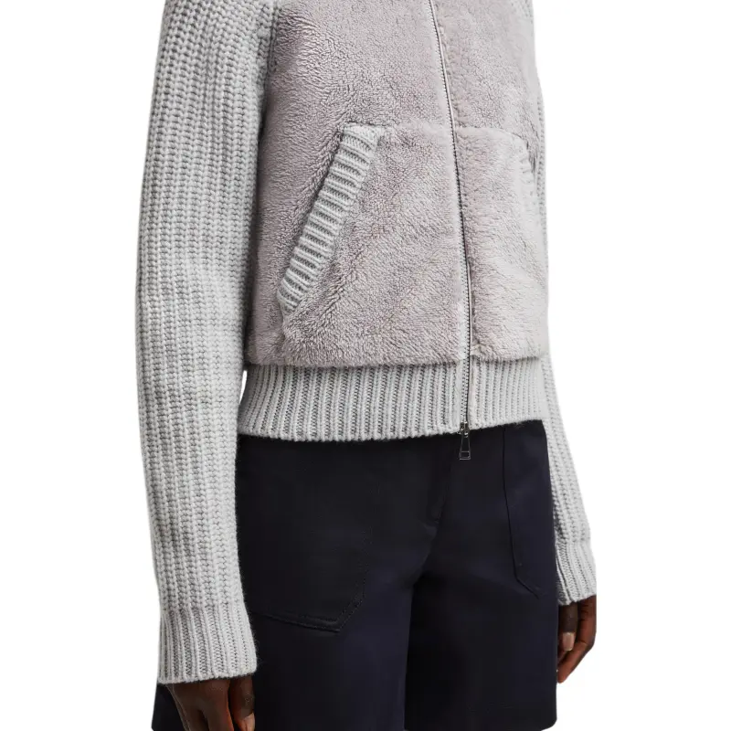 Moncler FW24 Sweatshirt Women's Gray-3