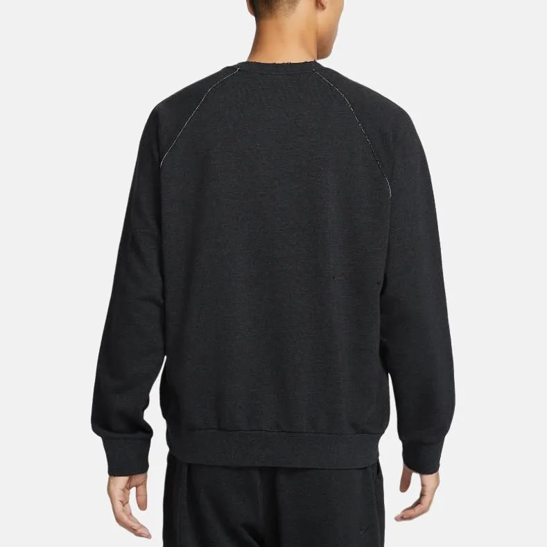 Nike Dri Fit Sweatshirt Men's Black/Mixed Color/Light Ivory/Black-3