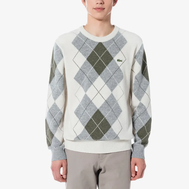 LACOSTE Sweater Men's Cream White-2