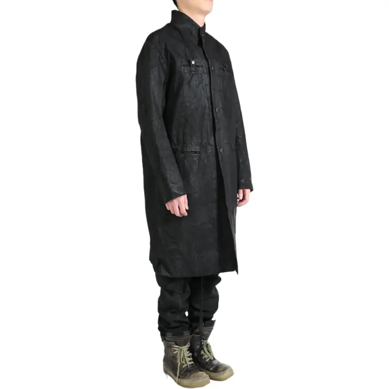BORIS BIDJAN SABERI Washed Denim Coat-2