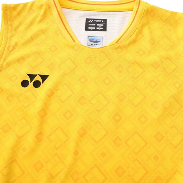 YONEX Badminton Clothing Men's Camellia Yellow-4