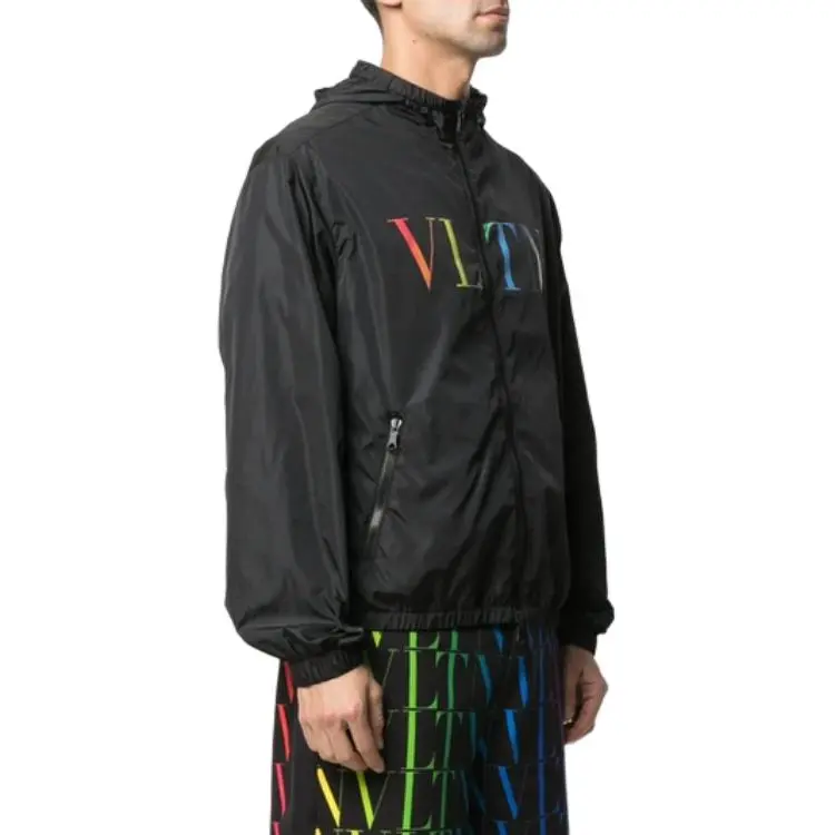 Valentino Jackets Coats Men's Black-4