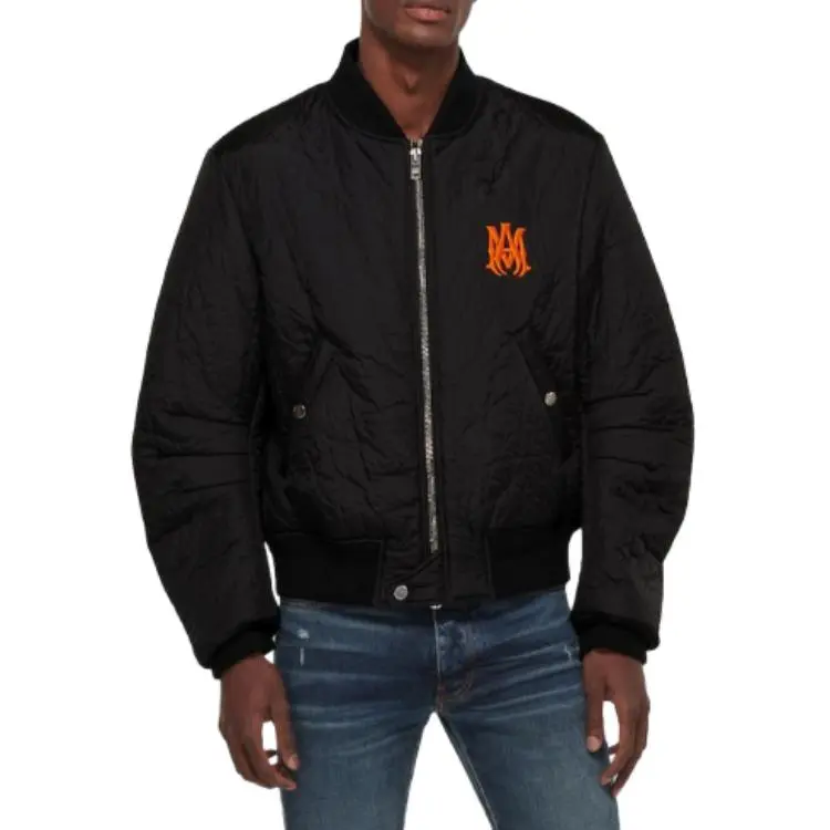 AMIRI Crinkle Nylon Bomber Jacket-3
