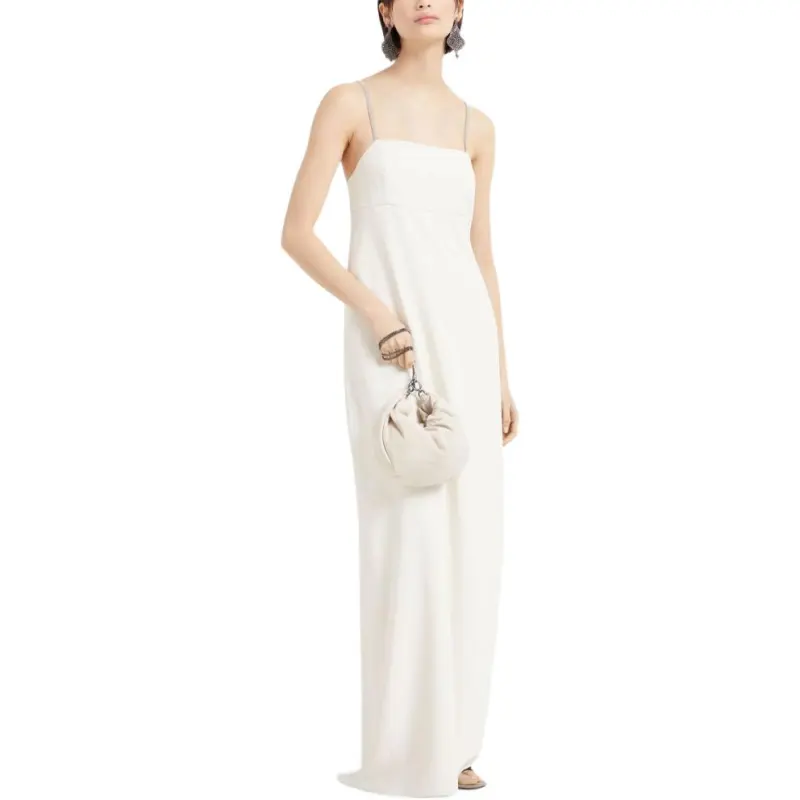 Brunello Cucinelli Monili detail Gown-1