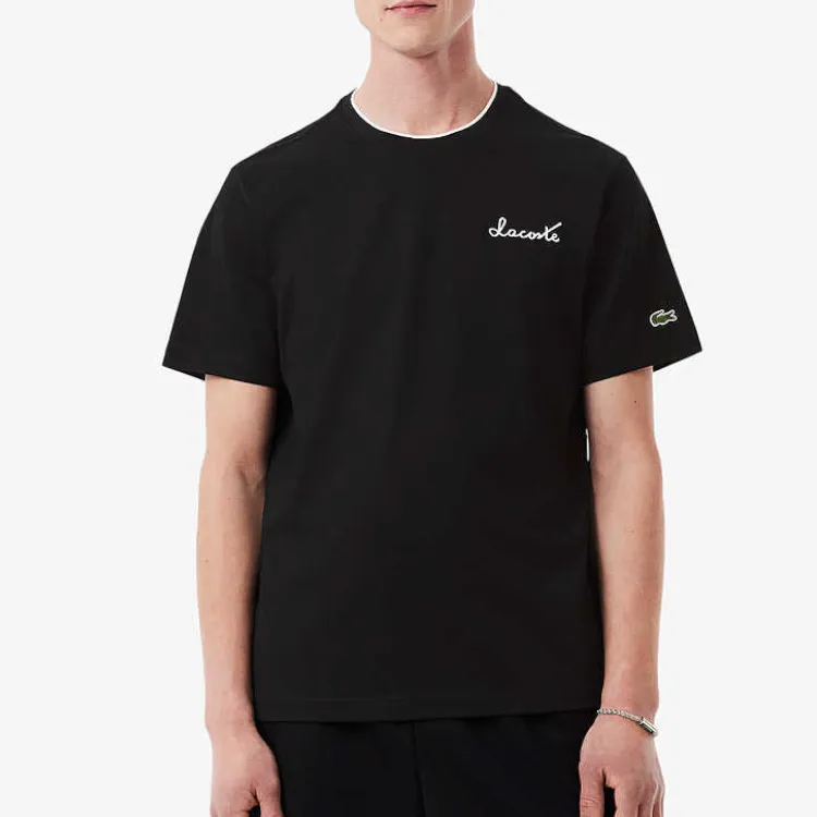LACOSTE SS25 T-Shirt Men's Black-2