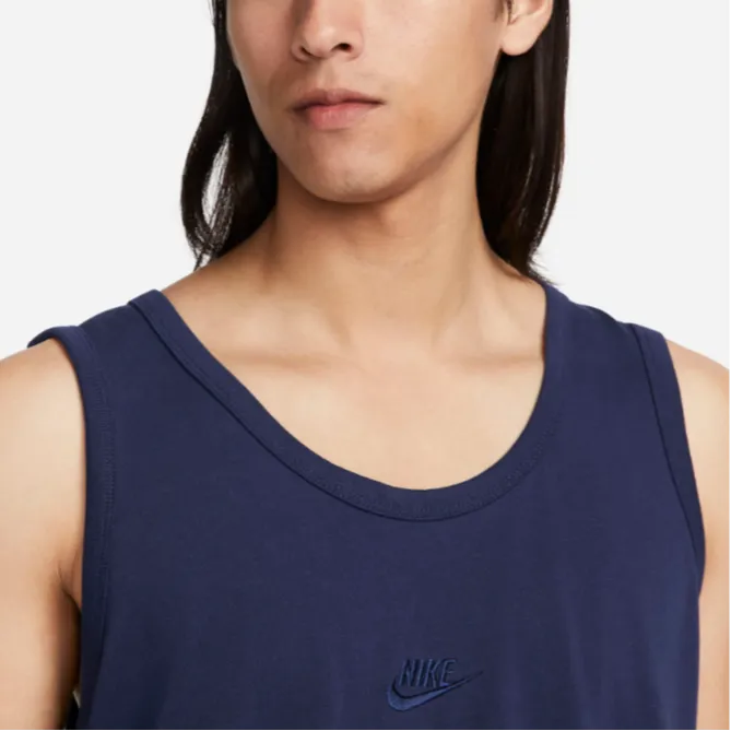 Nike Sportswear Essentials Series Tank Tops Men's Marine Blue-3