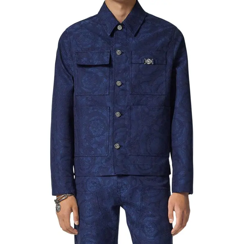 VERSACE Barocco Jacquard Button Up Jacket-1