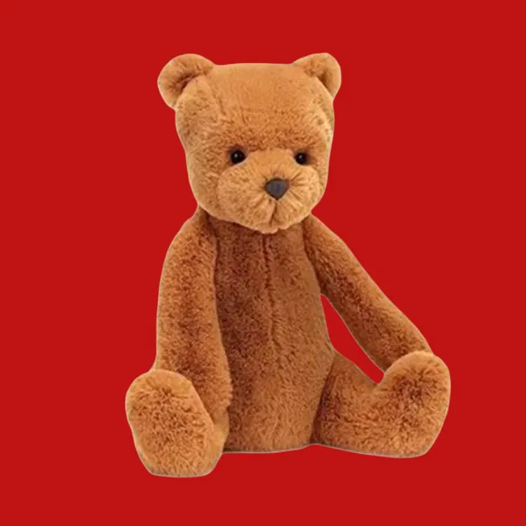 JELLYCAT Bashful Ginger Bear Stuffed Animal-1