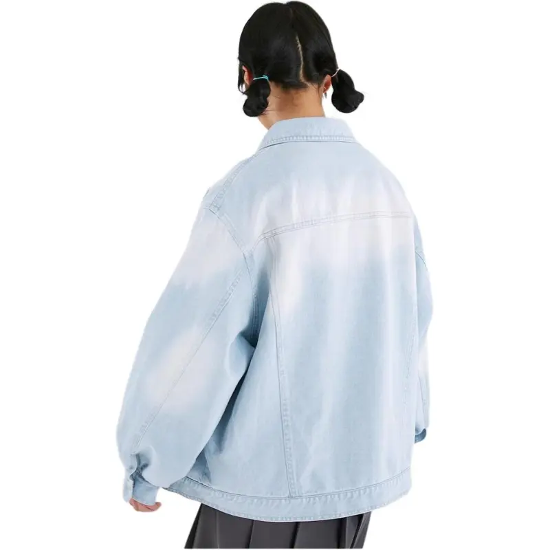 Omont Denim Jacket Women's Sky Blue-1