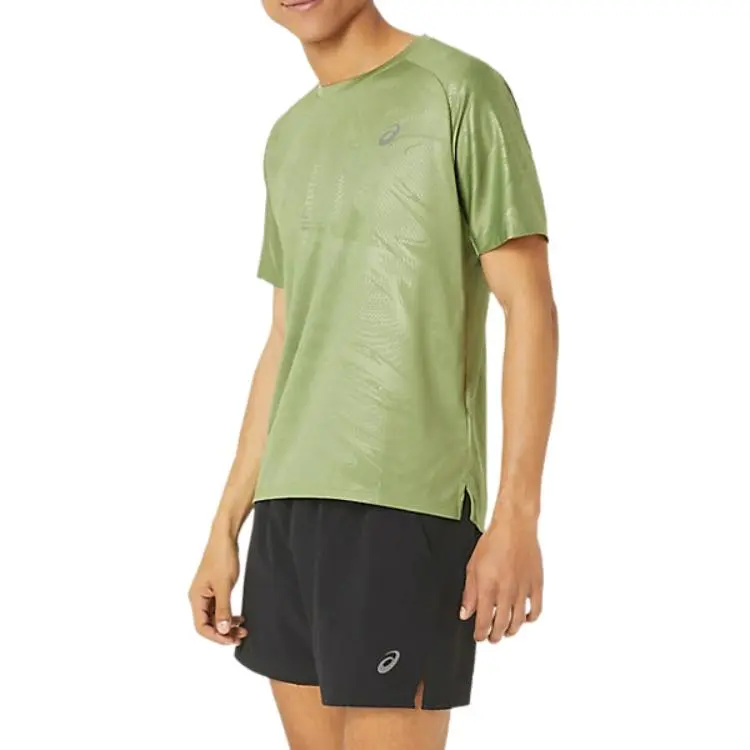 Asics T Shirts Men Green-2