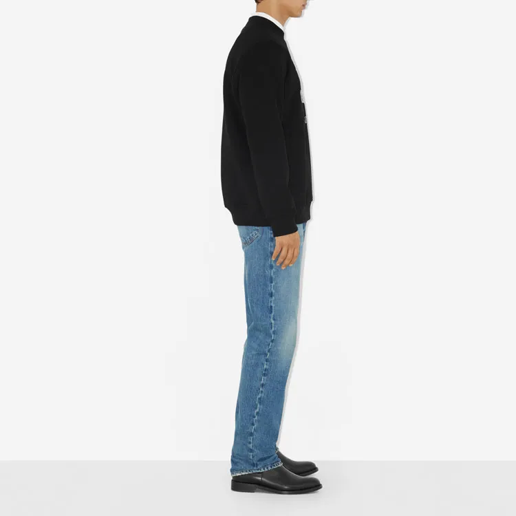 Burberry Embroidered Ekd Cotton Sweatshirt-3