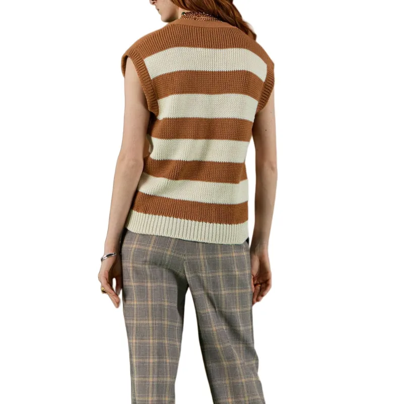 GUCCI Vests Women's Brown-2