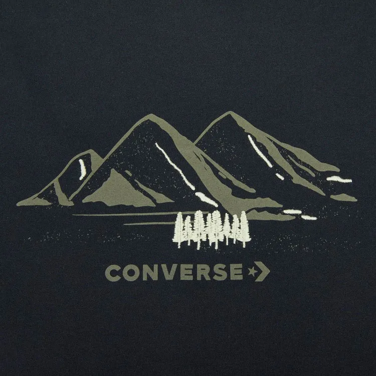 Converse Go Outdoor T Shirt Men's Black-3