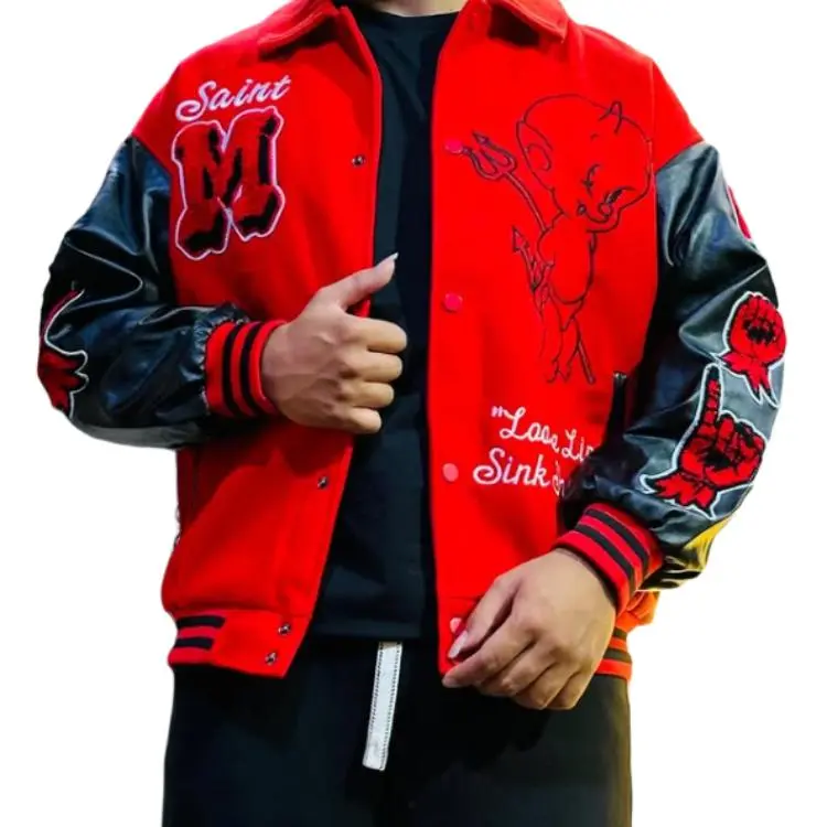 SAINT Mxxxxxx Jackets Men Red-4
