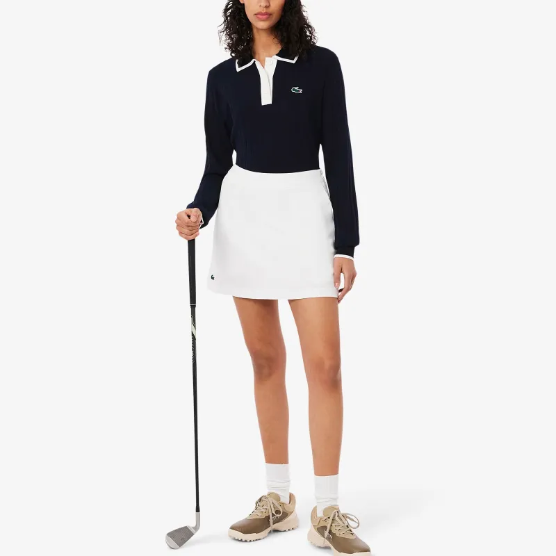 LACOSTE Knitwear Women's Marine Blue/White-1