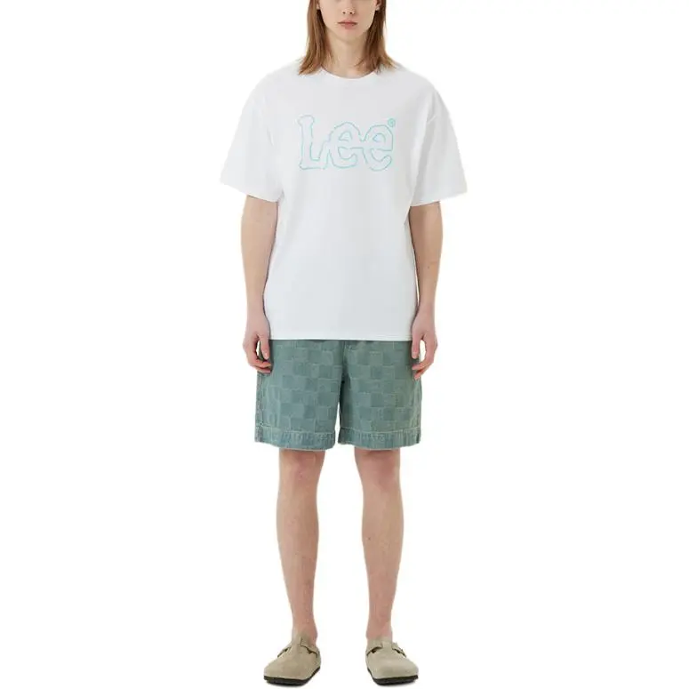 Lee T Shirts Men White-4