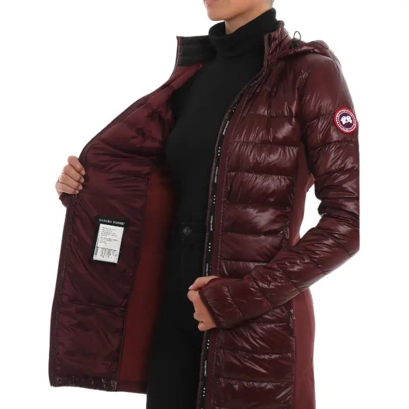Canada Goose HyBridge Series Down Jackets Women's Burgundy-4