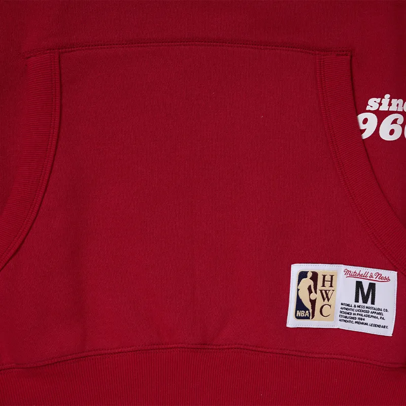 Mitchell Ness Sweatshirts Unisex Red-6