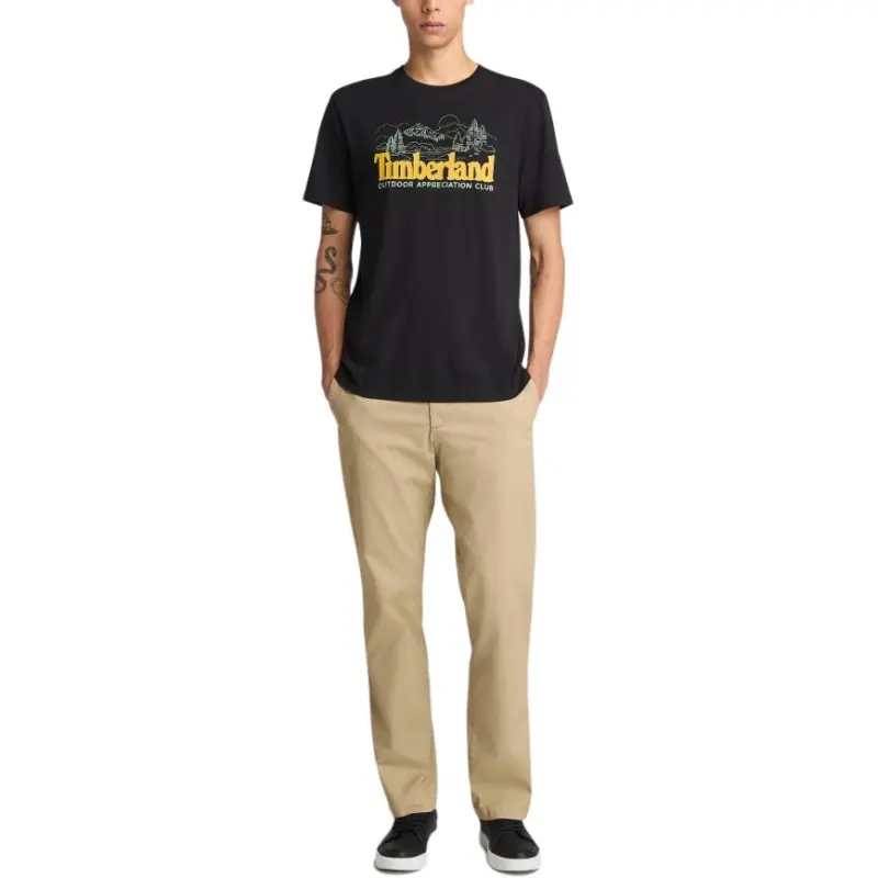 Timberland T Shirt Men's 001 Black-2