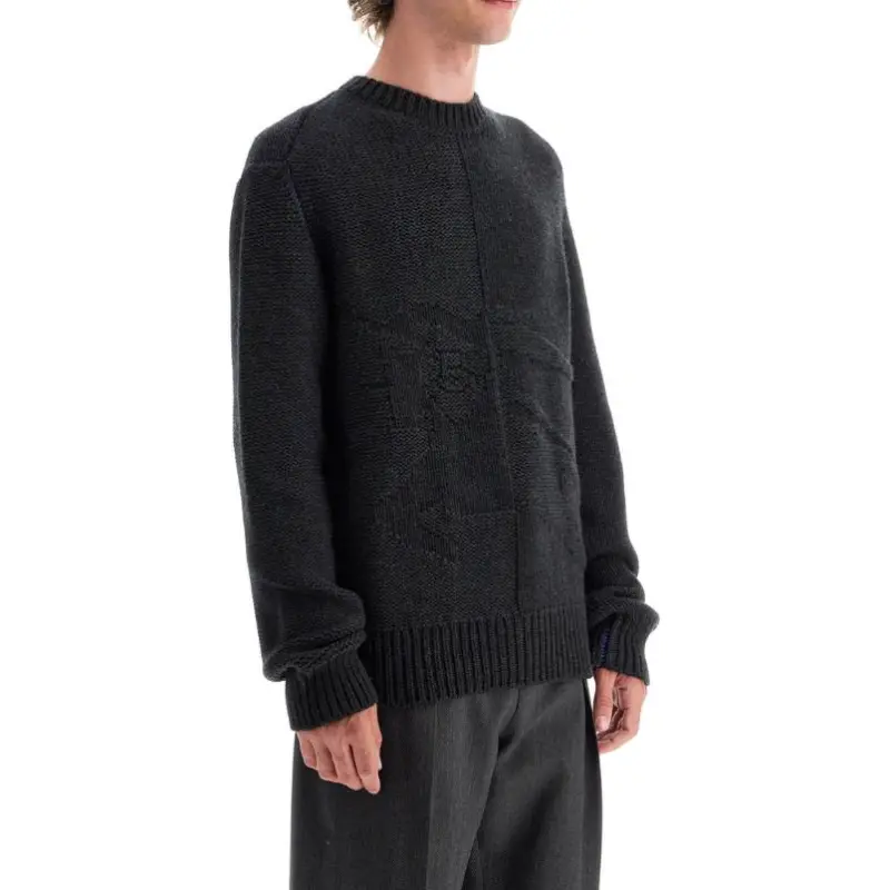 Burberry Ekd Intarsia Knit Crewneck Jumper-2