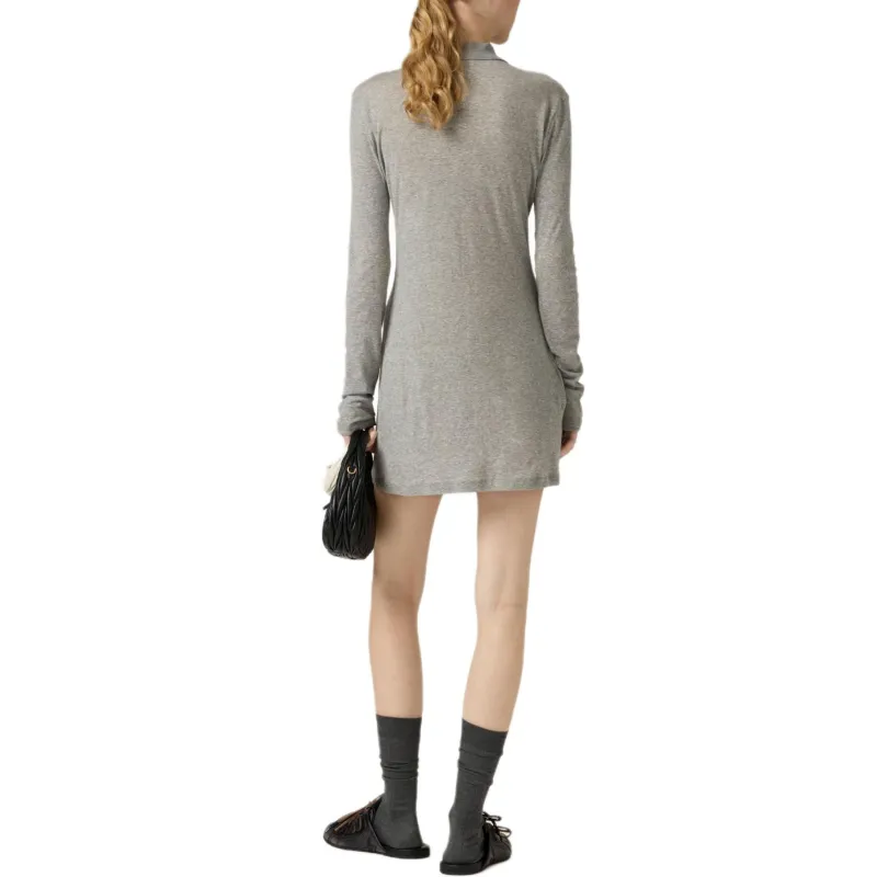 MIU MIU Ribbed knit Mini Dress-3