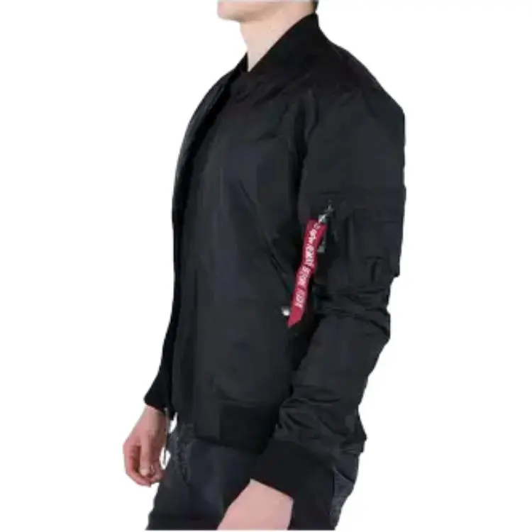 Alpha Industries Zipped Bomber Jacket-3