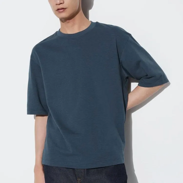 UNIQLO U Collection T Shirts Men Sea Blue-1