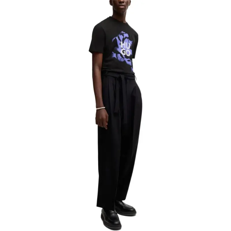 HUGO BOSS Logo print T shirt-3
