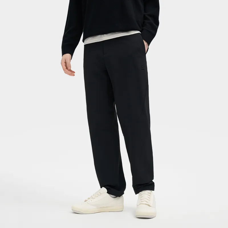 FILA MILANO Collection Casual Pants Men's Jet Black-3