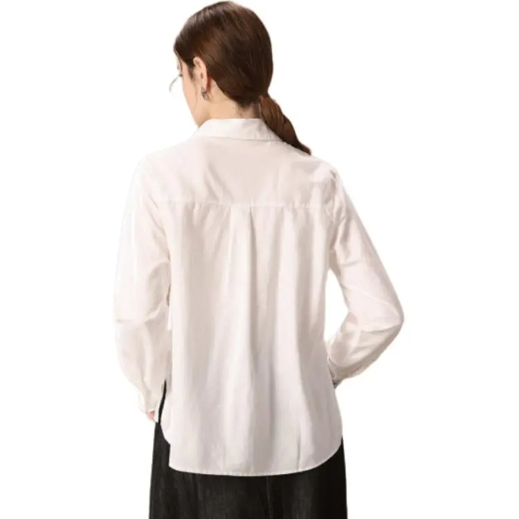 FENHONGMALI Shirt Women's White-3