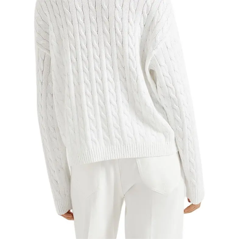 Brunello Cucinelli Sequin Embellished Straight Hem Jumper-4