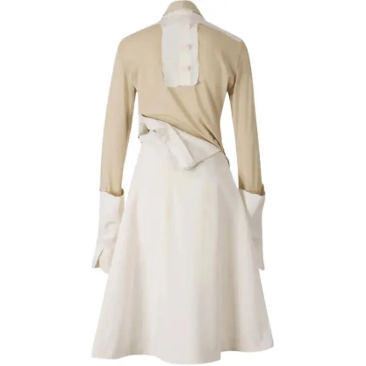 Maison Margiela Belted Patch Work Dress-1