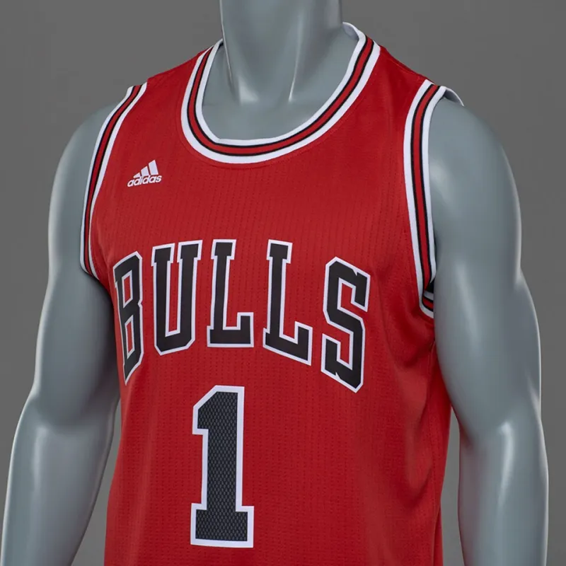 Adidas Basketball Jerseys Men Red-1