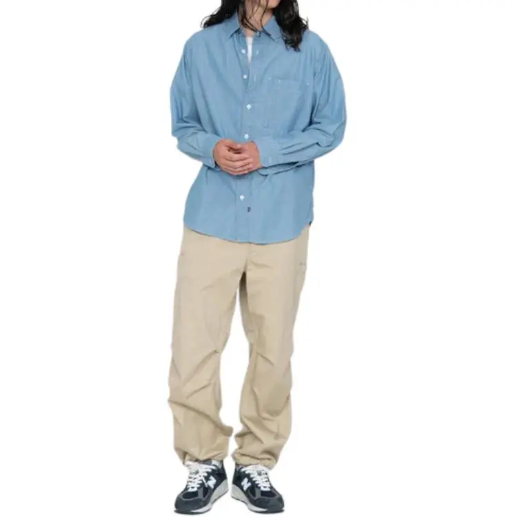 THE NORTH FACE PURPLE LABEL Shirt Men's Light Blue-1