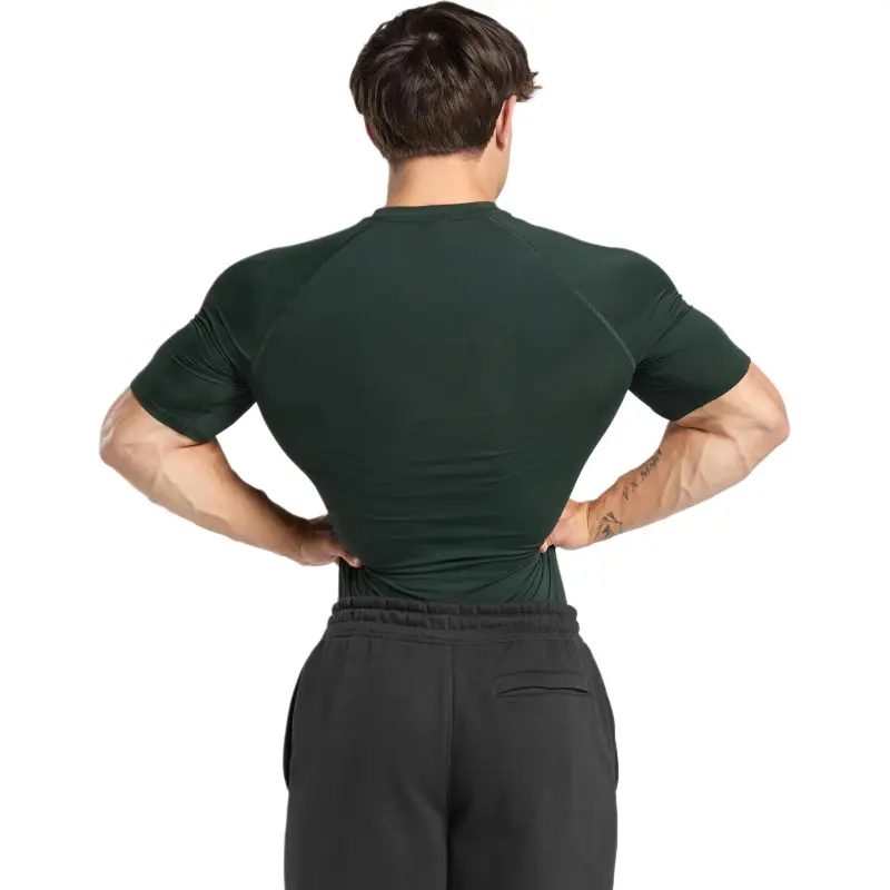GYMSHARK Element Baselayer T Shirt Men's Victory Green-0