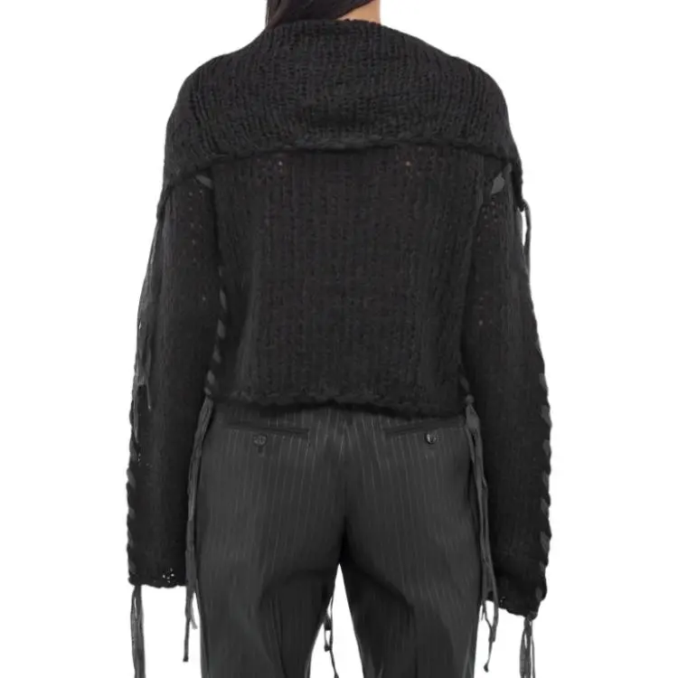 Acne Studios Lacing Knit Cardigan-4
