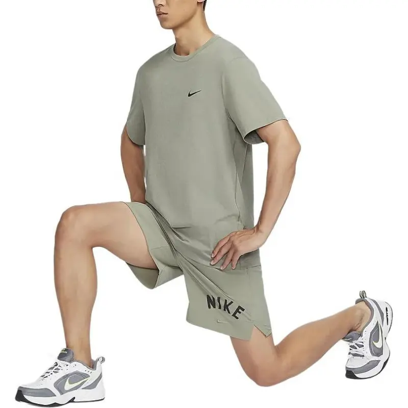 Nike T Shirt Men's Dark Mud Gray/Black-4