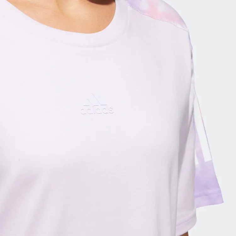Adidas Short Sleeved Dresses Women's Light Purple-4