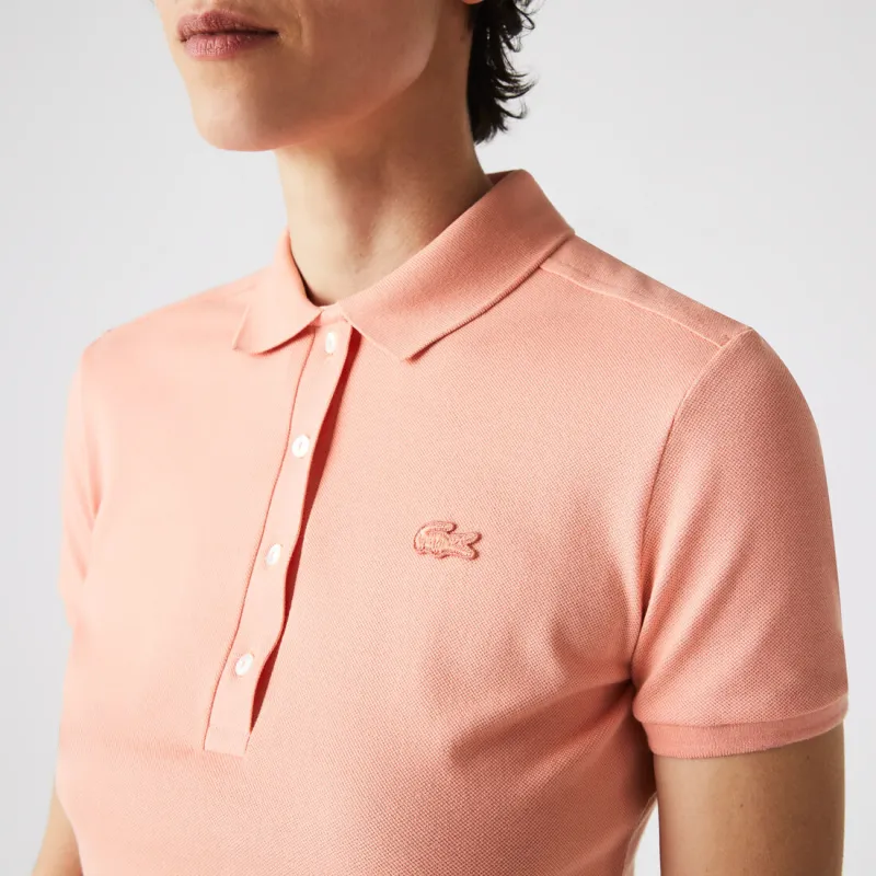LACOSTE Polo Shirt Women's Flesh Pink-3