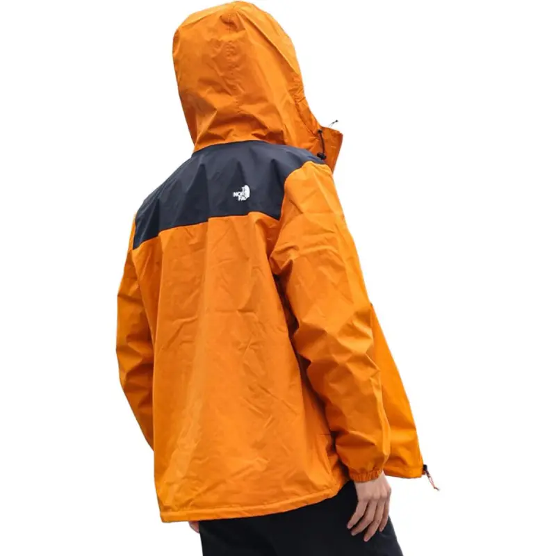 THE NORTH FACE City Outdoor Collection Waterproof, Windproof, And Breathable Windbreaker Jacket Men's Orange-4