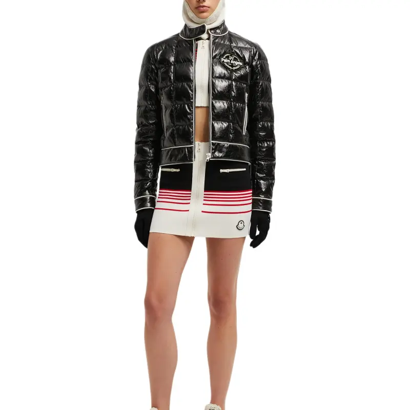 MONCLER GENIUS x PALM ANGELS Palm Angles Collaboration Collection FW24 Flykra Down Jacket Women's Black-2
