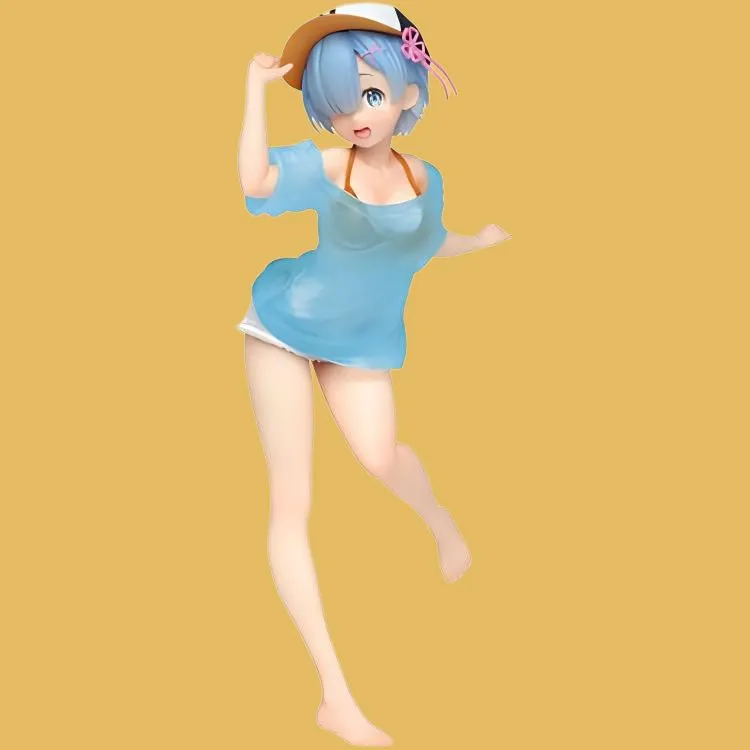 TAITO Rem Zero, Life In Another World T Shirt Swimwear, Figure Bonus Gifts 23cm-6