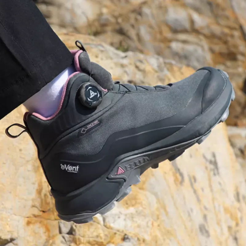 HUMTTO Cushioning, Wear Resistant High Top Outdoor Shoes Women's Gray-2