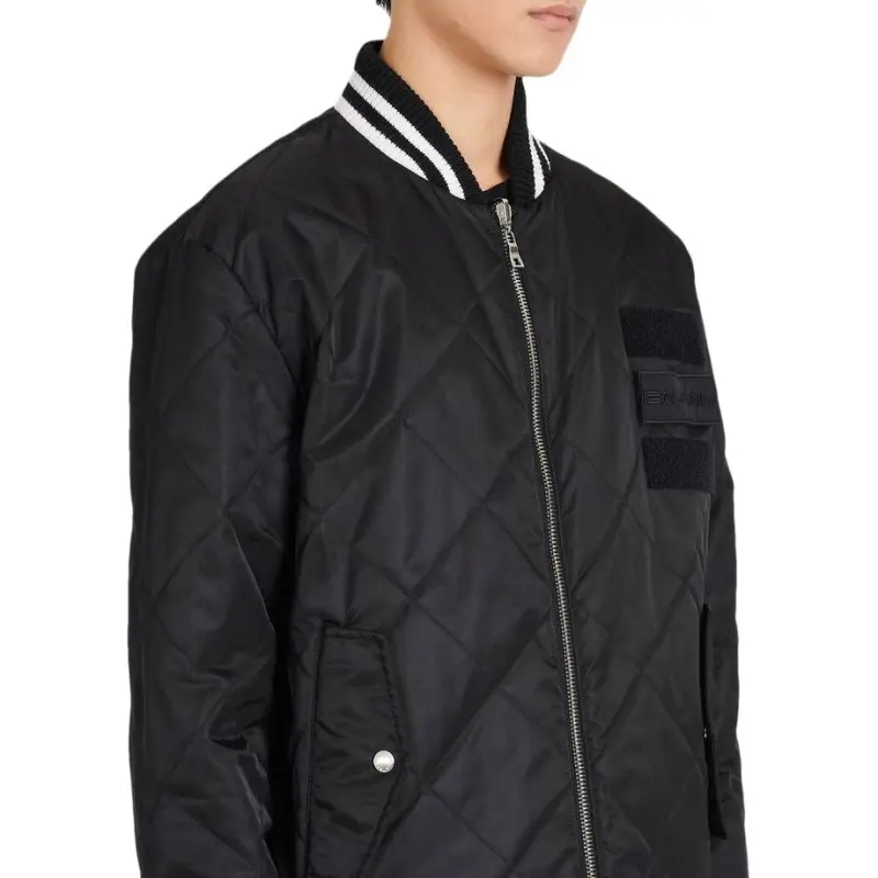 BALMAIN Reversible Maxi Monogram Jacket-4