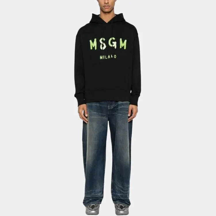 MSGM Logo print Hoodie-3