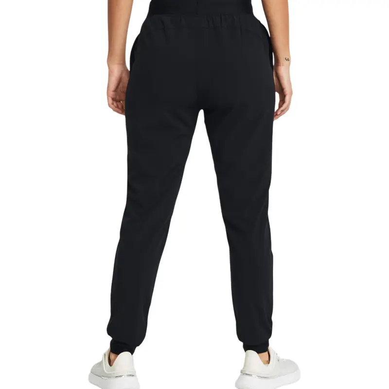 Under Armour UA ArmourSport High Rise Woven Pants Knitted Sports Pants Women's Black-3